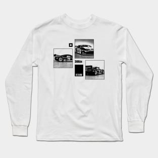 NISSAN 300ZX IMSA GTO Black 'N White Archive Long Sleeve T-Shirt